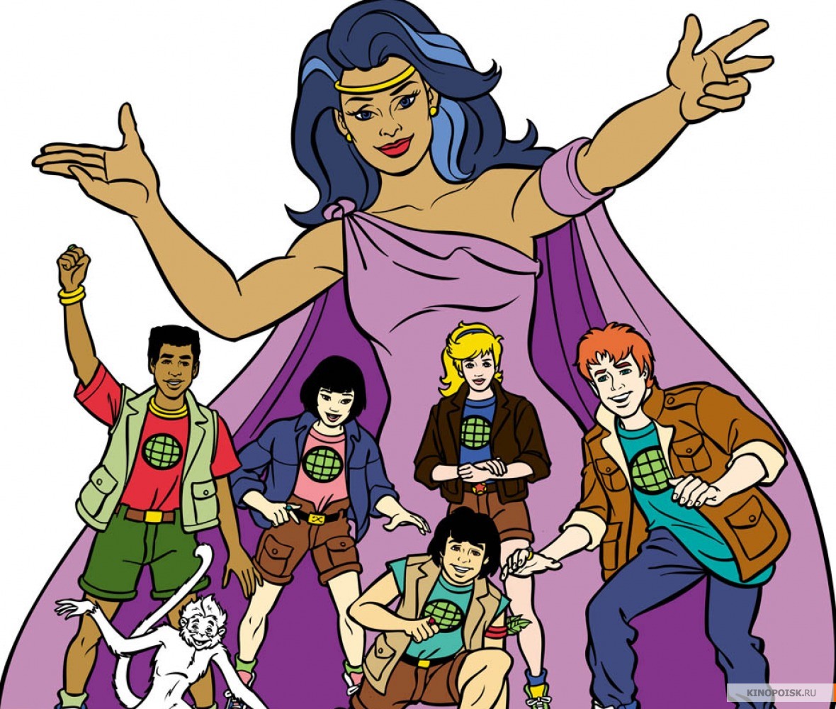 شخصيات كرتونية من "Captain Planet & The Planeteers"